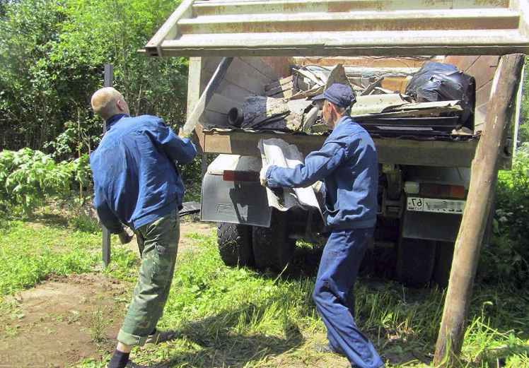 Вывоз мусора с дачного участка с грузчиками из Владимир в Приволжское