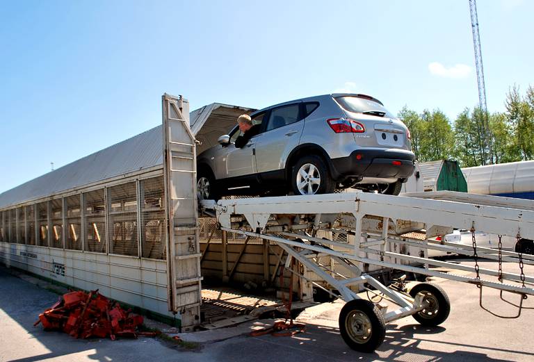 Стоимость транспортировки жд сеткой авто из Омска в Санкта-